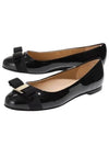 Women’s Varina Bellet Flats Black - SALVATORE FERRAGAMO - BALAAN 2