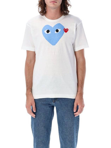 Big heart print t-shirt - COMME DES GARCONS PLAY - BALAAN 1