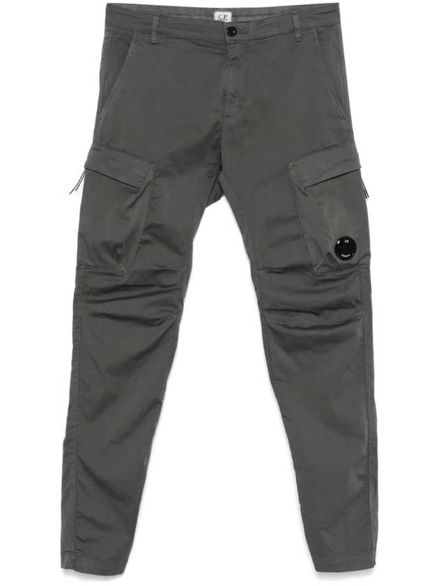 Stretch Sateen Ergonomic Cargo Pants Grey - CP COMPANY - BALAAN 1