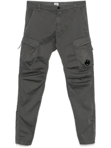 Stretch Sateen Ergonomic Cargo Pants Grey - CP COMPANY - BALAAN 1