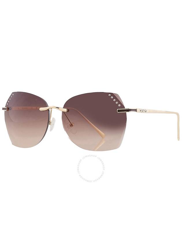 Guess Factory Brown Gradient Butterfly Ladies Sunglasses GF0384 32F 61 - GUESS - BALAAN 3