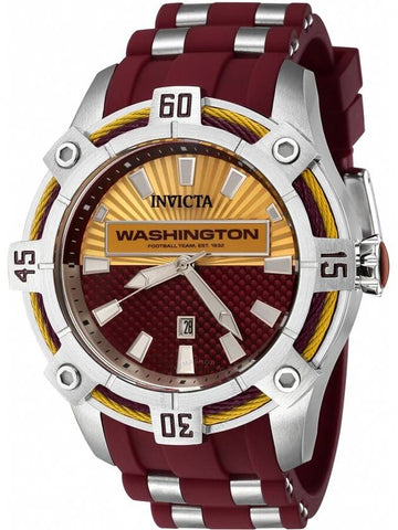 Invicta NFL Washington Football Team Quartz Orange Dial Men's Watch 42069 - INVICTA - BALAAN 1