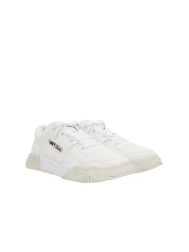 Parker OG Sole Canvas Low-Top Sneakers White - MAISON MIHARA YASUHIRO - BALAAN 2