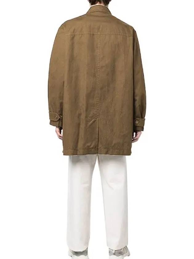 Isabel Marant Men's PIERRT Cotton Linen Single Coat VE0057HA A1G24H 67KI - ISABEL MARANT ETOILE - BALAAN 2