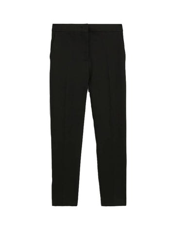 PEGNO Viscose Straight Pants Black - MAX MARA - BALAAN 1