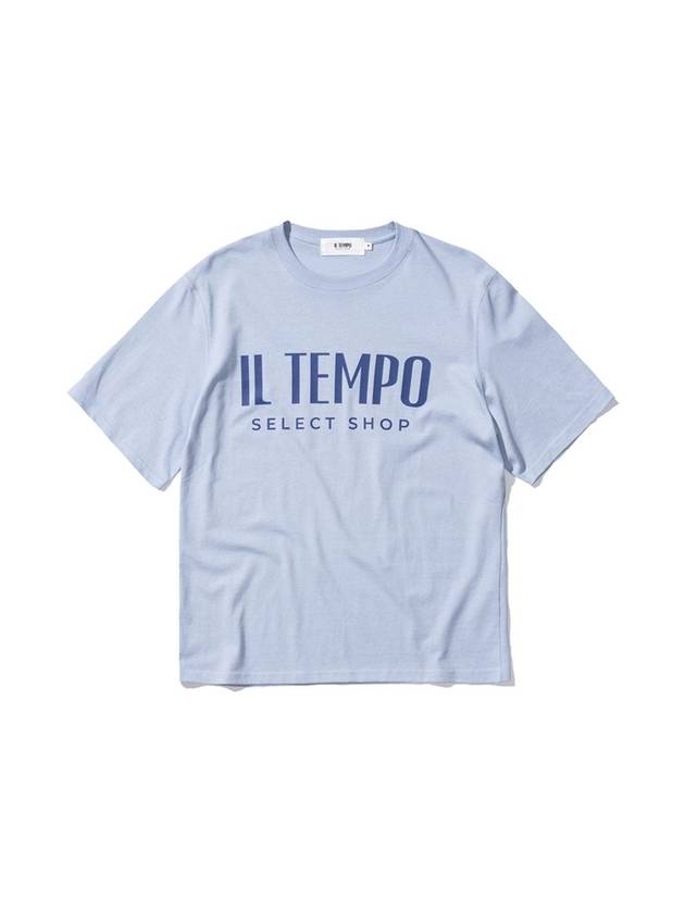 Regular fit big logo t-shirt light sky blue - IL TEMPO SELECT SHOP - BALAAN 2