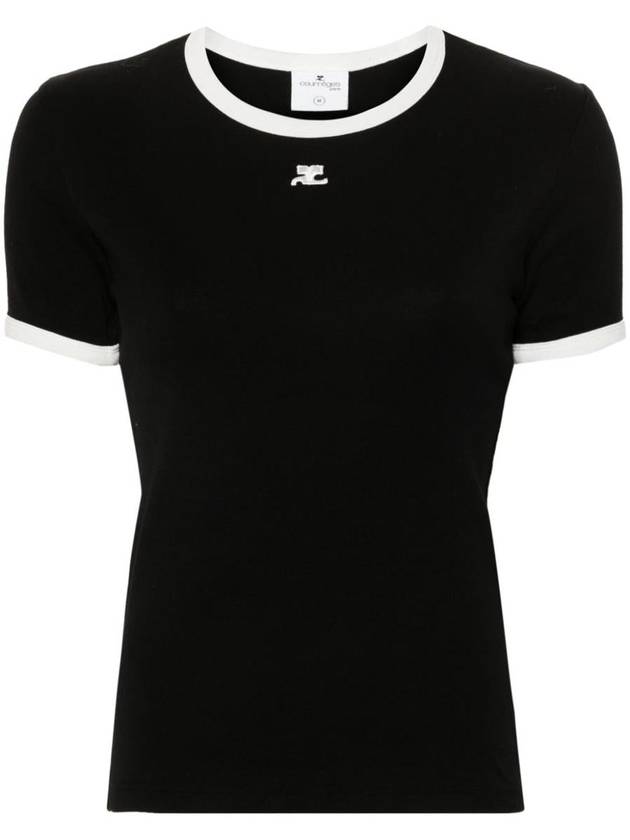 Courrèges T-Shirt With Application - COURREGES - BALAAN 1