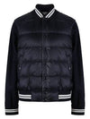 Men's Paneled Down Jacket Navy - MONCLER - BALAAN 2