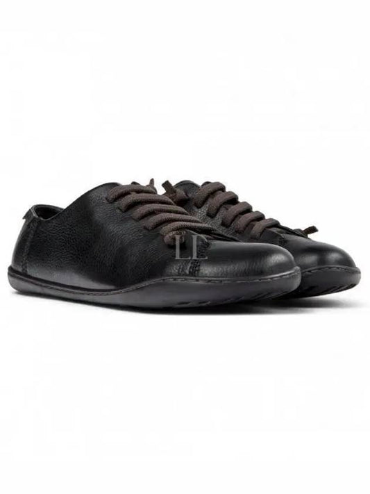 Peu Leather Low Top Sneakers Black - CAMPER - BALAAN 2