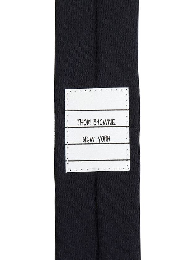 Super 120S Twill Tie Navy - THOM BROWNE - BALAAN 8