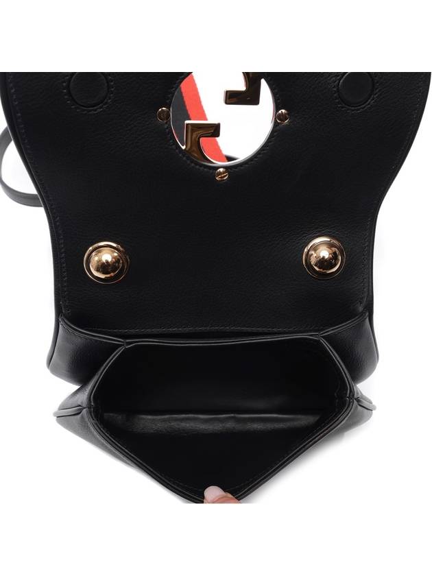 Blondie Small Leather Shoulder Bag Black - GUCCI - BALAAN 7