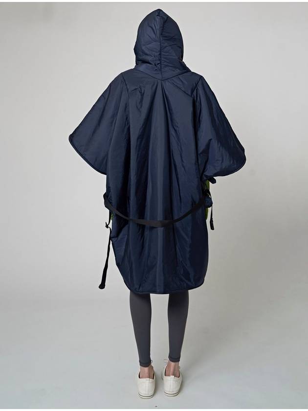 Hooded Cape Navy - ATHPLATFORM - BALAAN 9