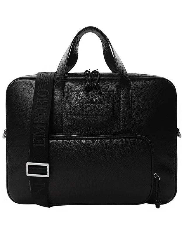 Logo Strap Brief Case Black - EMPORIO ARMANI - BALAAN 2