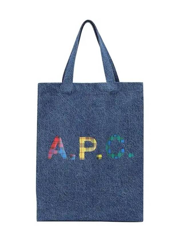 Lou Mini Tote Bag Blue - A.P.C. - BALAAN 3