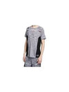 Men's Supernova Running Short Sleeve T-Shirt Grey - ADIDAS - BALAAN 6