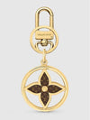 Puzzle Flower Monogram Keyring Gold - LOUIS VUITTON - BALAAN 3