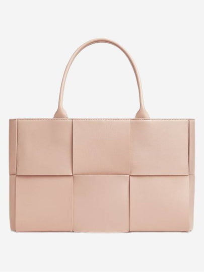 Intrecciato Arco Medium Tote Bag Pink - BOTTEGA VENETA - BALAAN 2