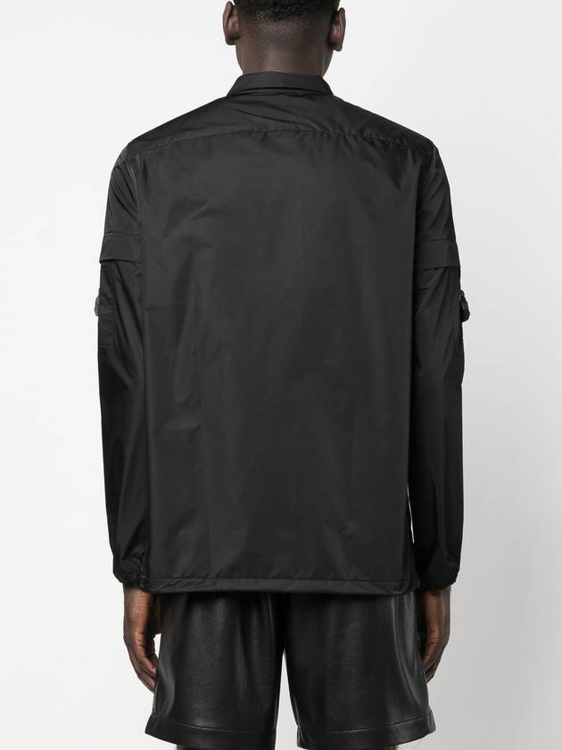 Men's 4G Buckle Pocket Over Long Sleeve Shirt Black - GIVENCHY - BALAAN 6