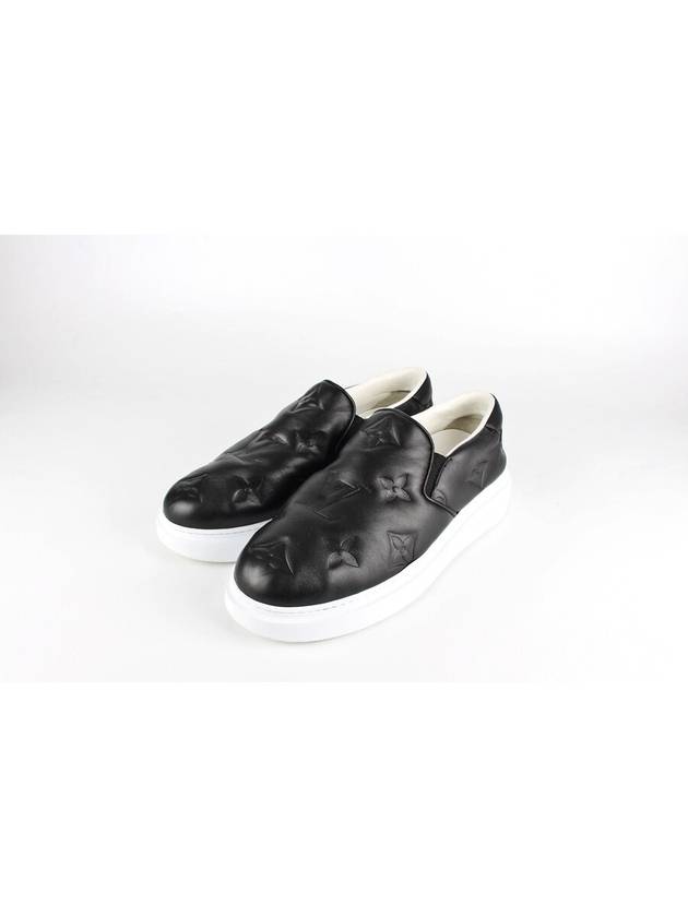 Monogram Beverly Hills slip on sneakers black 7 260 - LOUIS VUITTON - BALAAN 1