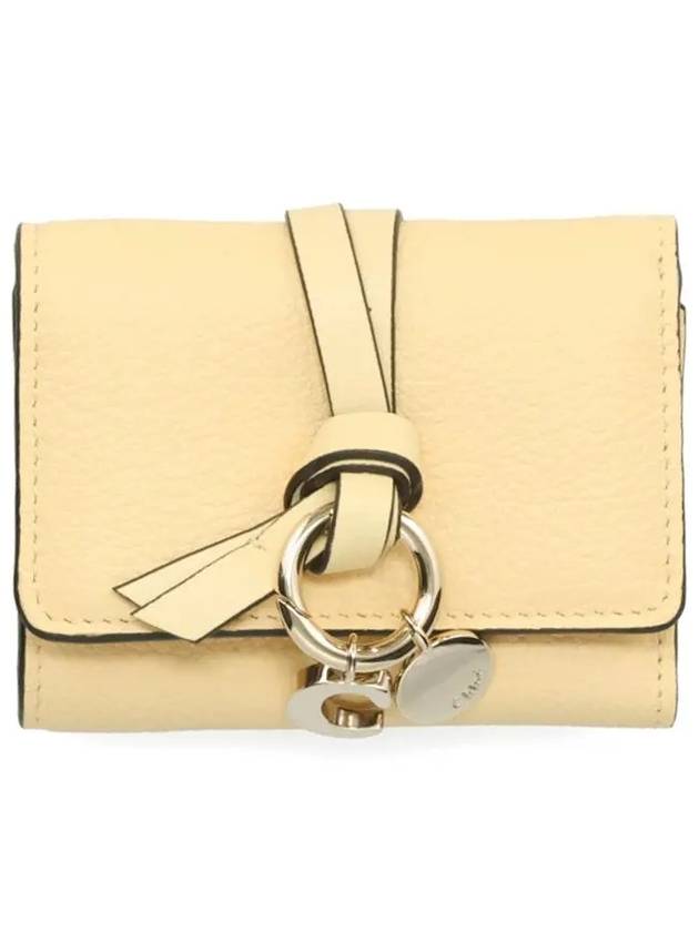 Alphabet Small Half Wallet Soft Yellow - CHLOE - BALAAN 3