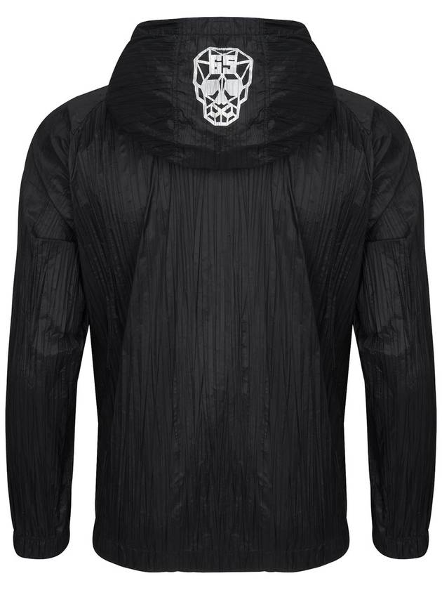 Skull Crinkle Hooded Anorak BK - PASSARDI - BALAAN 2