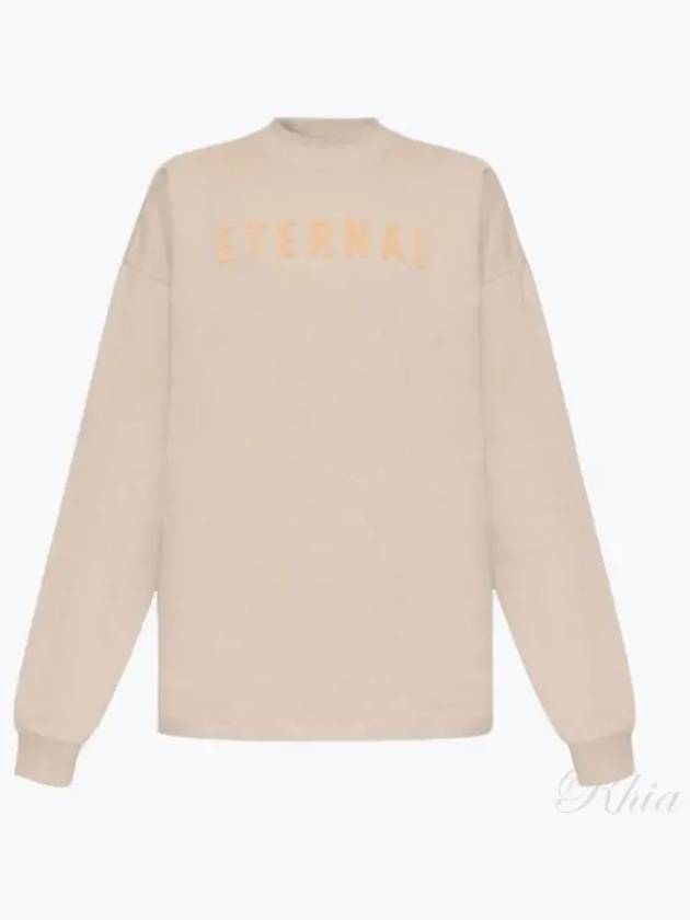 Eternal Crew Neck Cotton Long Sleeve T-Shirt Beige - FEAR OF GOD - BALAAN 2