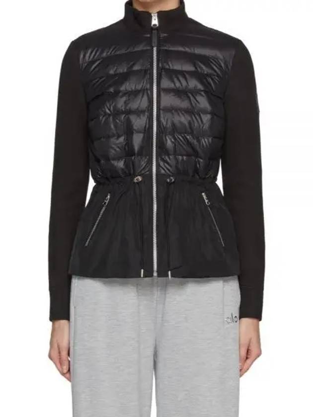 Women's Joyce Hybrid Peplum Zip-Up Jacket Black - MACKAGE - BALAAN 2