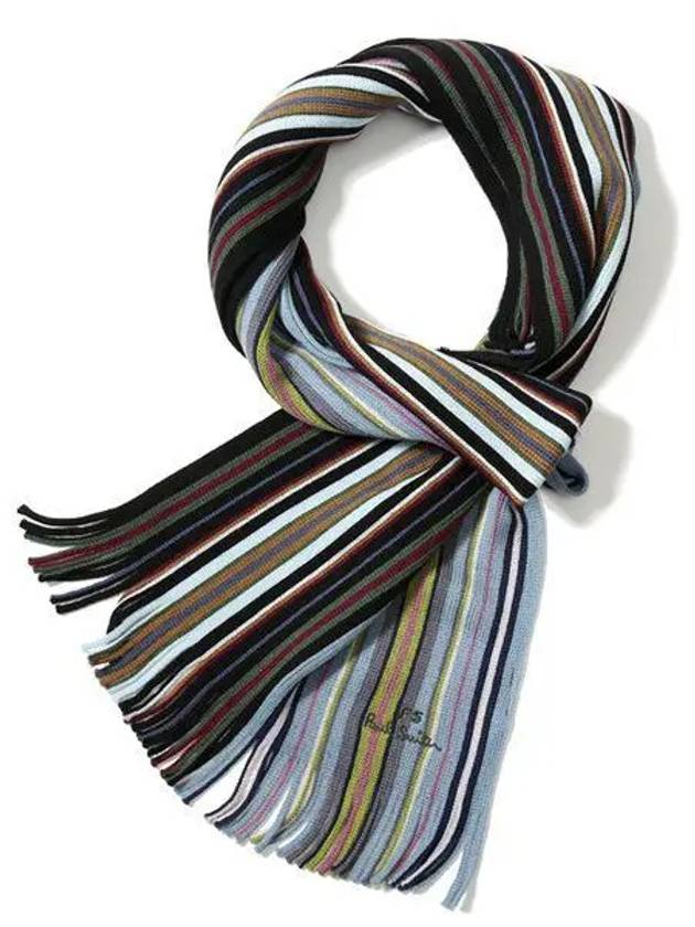 Striped Wool Muffler - PAUL SMITH - BALAAN 2