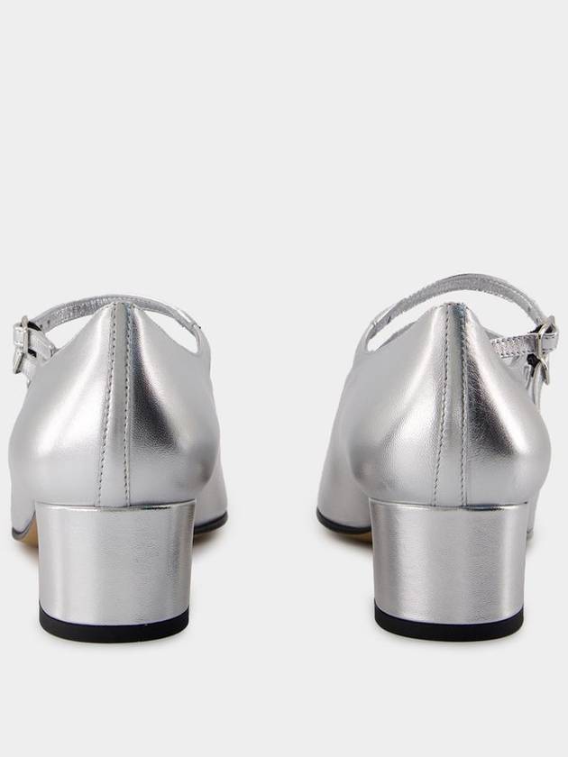 Kina Pumps - Carel - Leather - Silver - CAREL - BALAAN 3