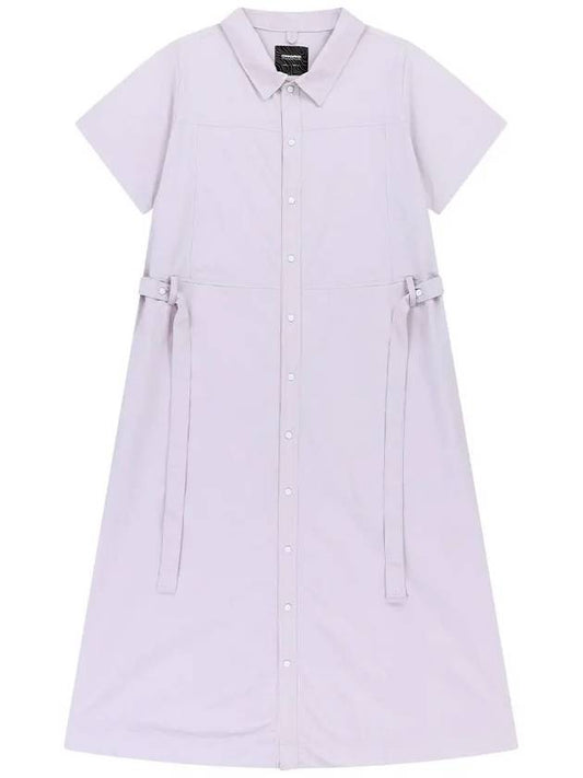 OG nylon shirt dress lavender - OFFGRID - BALAAN 1