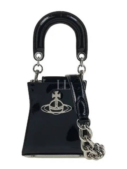 Kelly Chain Tote Bag Black - VIVIENNE WESTWOOD - BALAAN 2