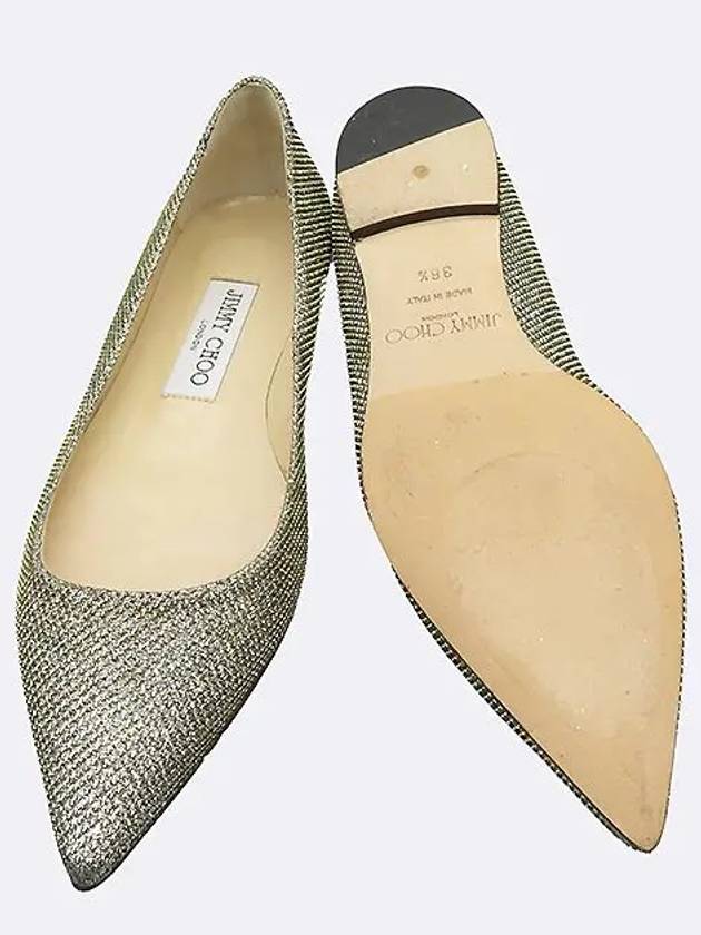 Glitter Flat Shoes 235MM - JIMMY CHOO - BALAAN 3