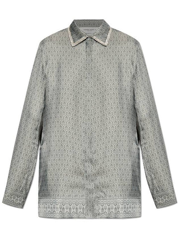 Golden Goose Shirt With Decorative Collar, Women's, Grey - GOLDEN GOOSE - BALAAN 1