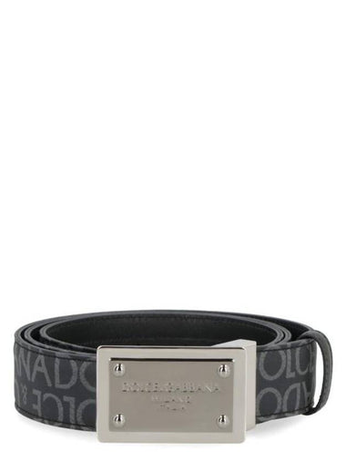 leather belt BC4824AJ705 8B956 GRAY - DOLCE&GABBANA - BALAAN 1