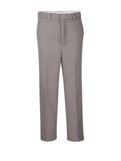 Wool Wide Pants Grey - AMI - BALAAN 2