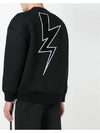 Lightning Sweatshirt Black - NEIL BARRETT - BALAAN 4