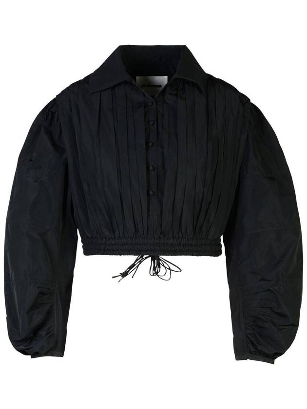 Jil Sander Black Polyester Blouse - JIL SANDER - BALAAN 1