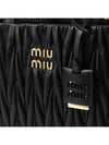 Matelasse Nappa Leather Tote Bag Black - MIU MIU - BALAAN 7