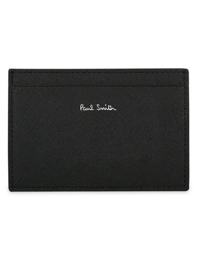 Men's Car Print Leather Card Wallet Black - PAUL SMITH - BALAAN 2