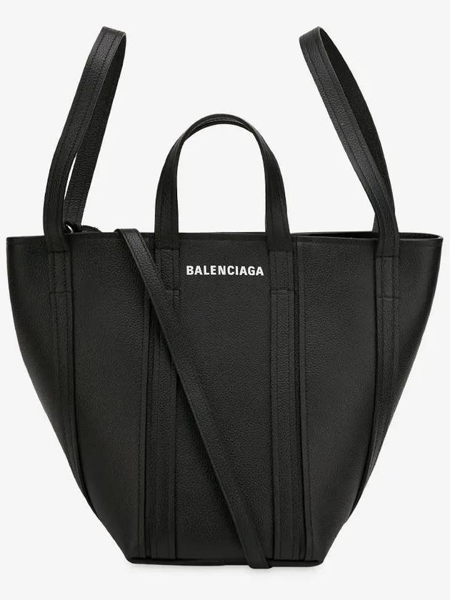 Calfskin Everyday Tote Bag Black - BALENCIAGA - BALAAN 3