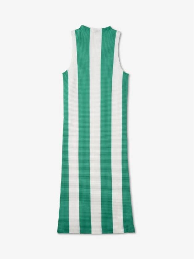 Textured Stripe Border One Piece White Green - SUNNEI - BALAAN 2