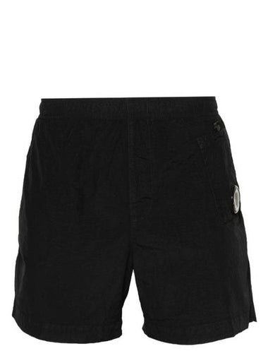 Lens Detail Swim Shorts Black - CP COMPANY - BALAAN 1