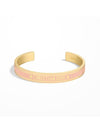 Cord Bangle Bracelet Gold Pink - DIOR - BALAAN 1