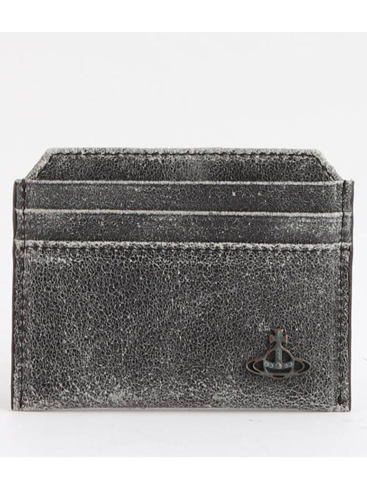 Distressed slim card holder - VIVIENNE WESTWOOD - BALAAN 1