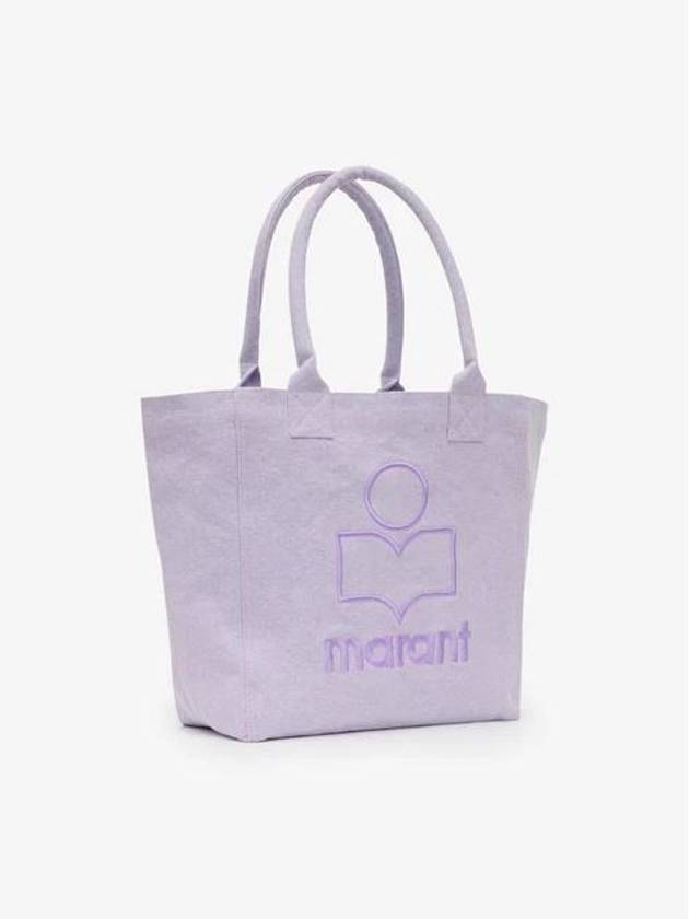 Yenky Embroidered Logo Small Tote Bag Lilac - ISABEL MARANT - BALAAN 3