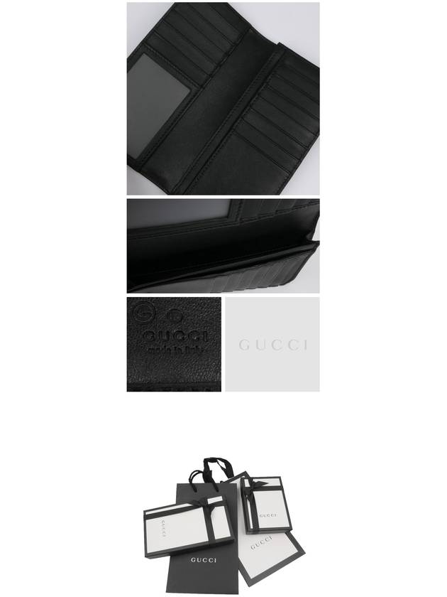 Micro GG Ssima Long Wallet Black - GUCCI - BALAAN 4