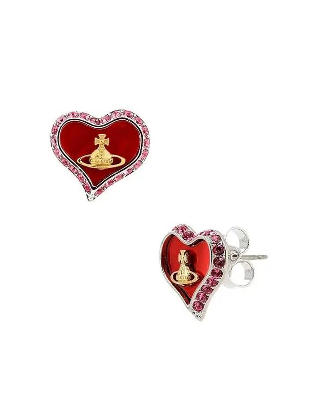 Petra Stud Earrings Red - VIVIENNE WESTWOOD - BALAAN 2