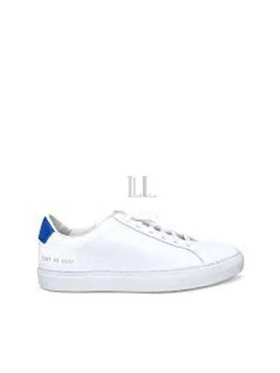 Retro Low Top Sneakers Blue White - COMMON PROJECTS - BALAAN 2