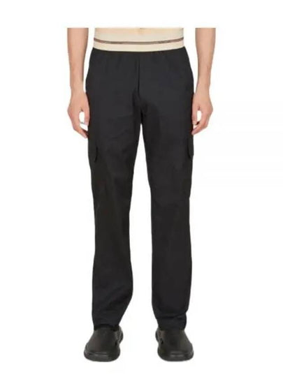 Logo Band Pull-On Track Pants Black - HELMUT LANG - BALAAN 2