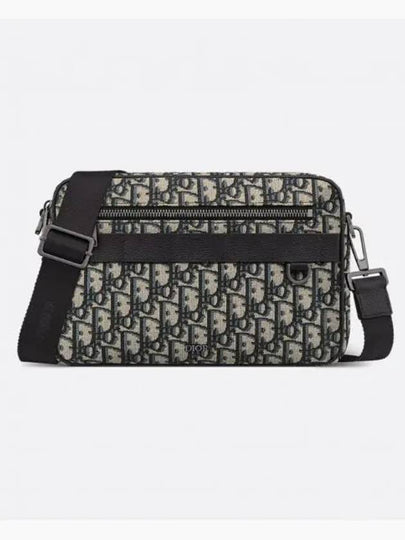 Maxi Safari Strap Cross Bag Black Beige - DIOR - BALAAN 2